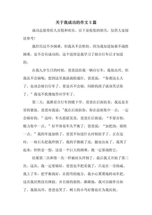 成功究竟是什么模样?