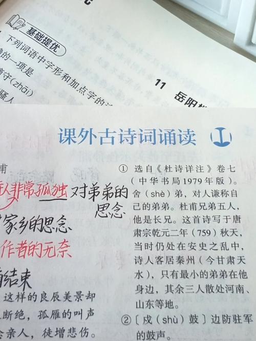 九上课外古诗词有哪些?