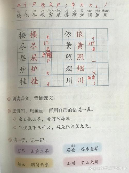 登鹳雀楼与望庐山,古诗意境有何不同?