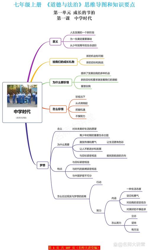 七年级上册政治知识结构图如何高效构建?