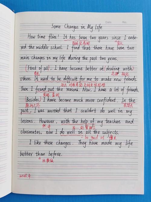 九年级四单元英语作文怎么写？