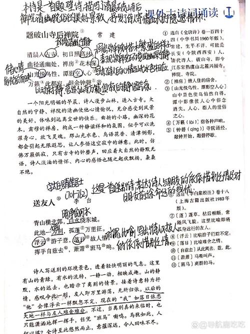 语文八下课外古诗诵读2有哪些重点篇目?