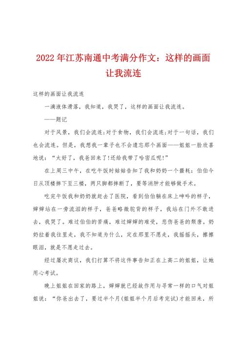 2025南通中考作文会考什么主题?