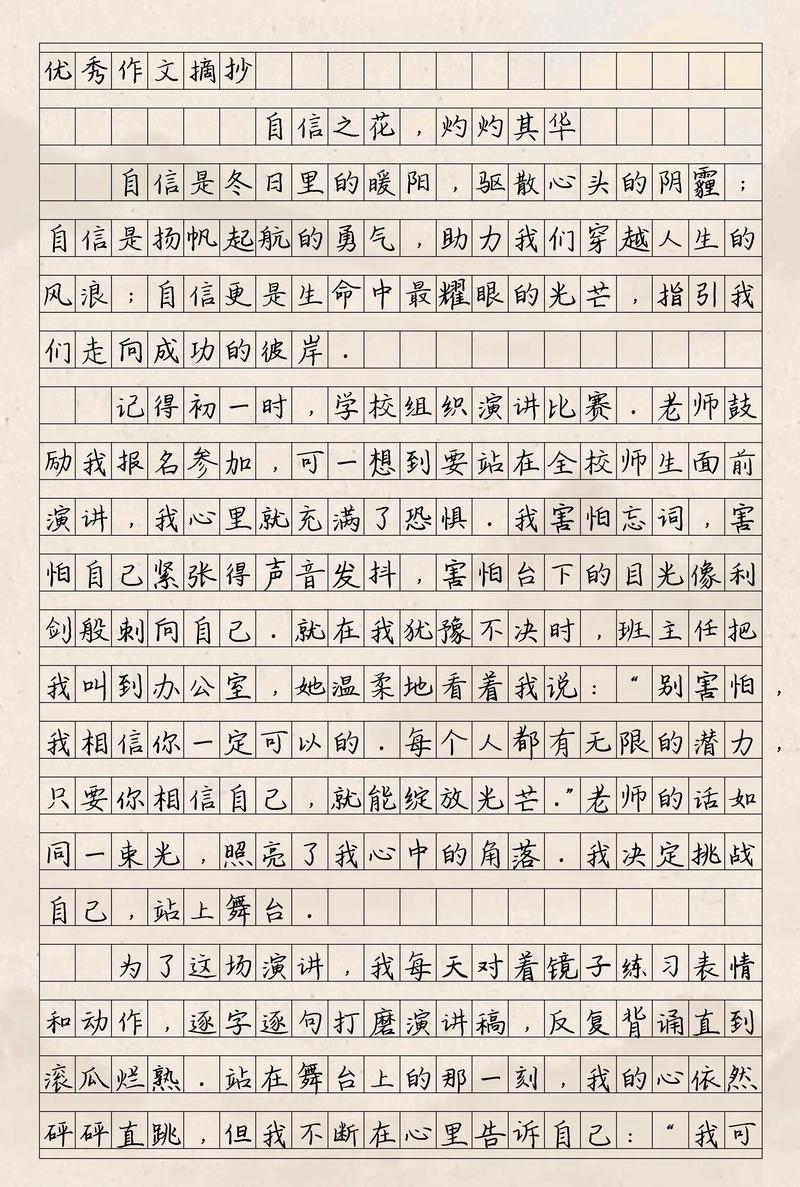 成功与自信的作文素材，二者如何关联？