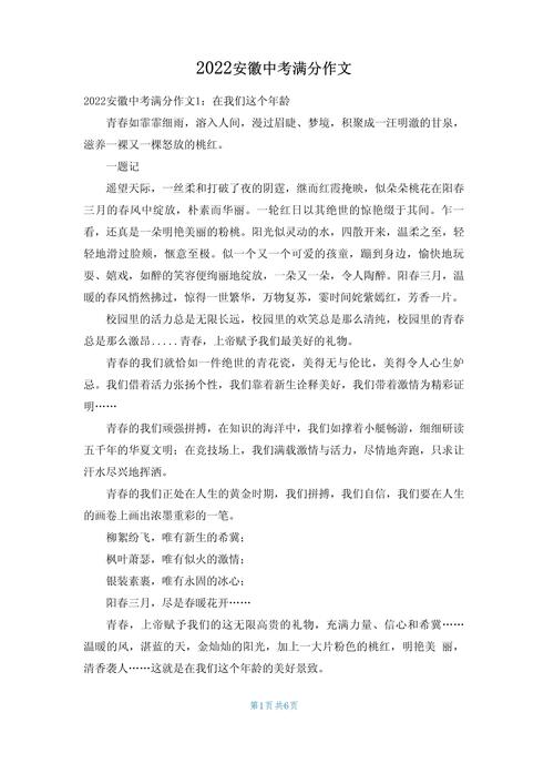 2025安徽满分作文有何秘诀?