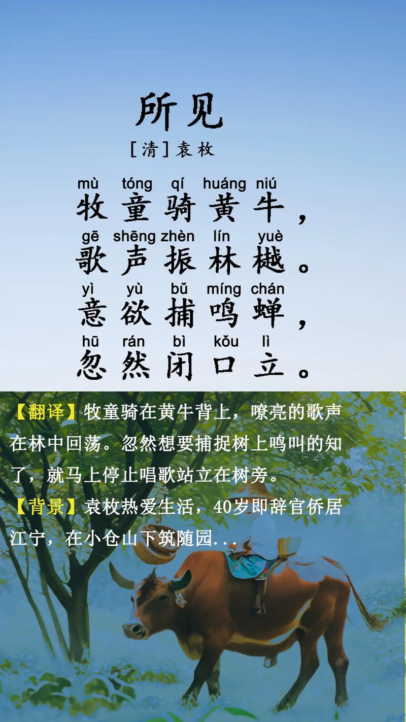 古诗两首，寻隐者不遇与所见，何为隐者与牧童的意趣？