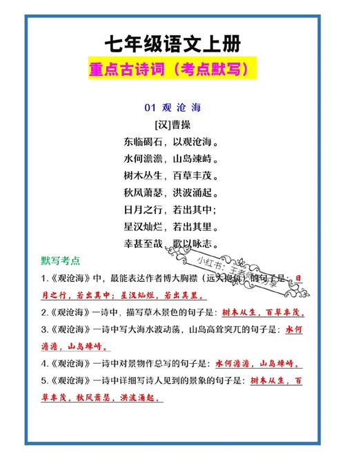 初一古诗鉴赏题有哪些高频考点？