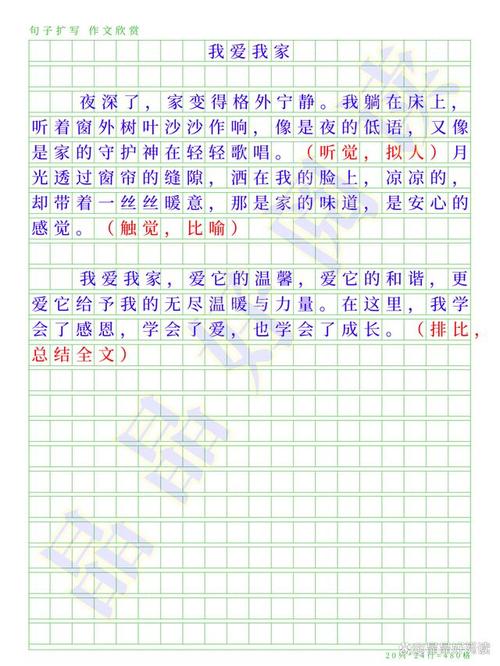 我爱我家450字作文能写出哪些温暖故事?