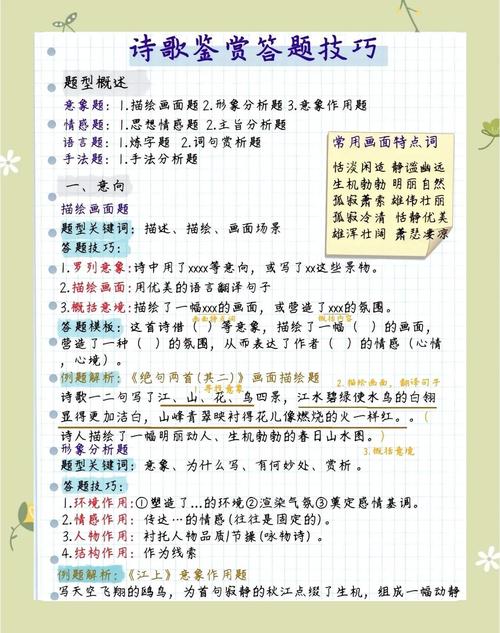 如何高效掌握古诗词鉴赏方法与技巧？