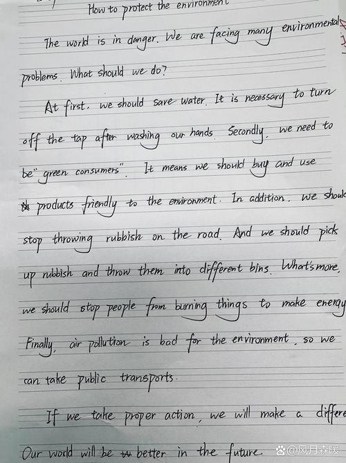 初中英语环保作文，如何写出彩？
