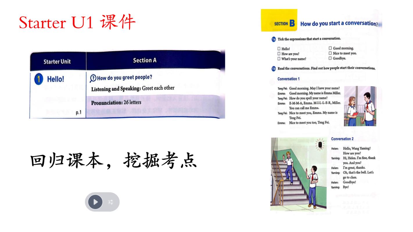人教版七年级上册英语课件怎么学更高效?