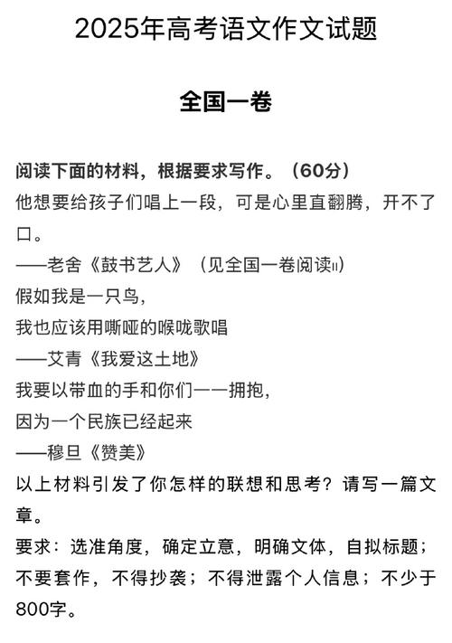河南2025高招作文会考什么主题?