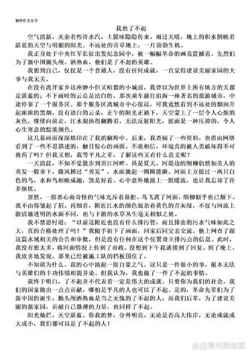 我也如何书写独特青春篇章?