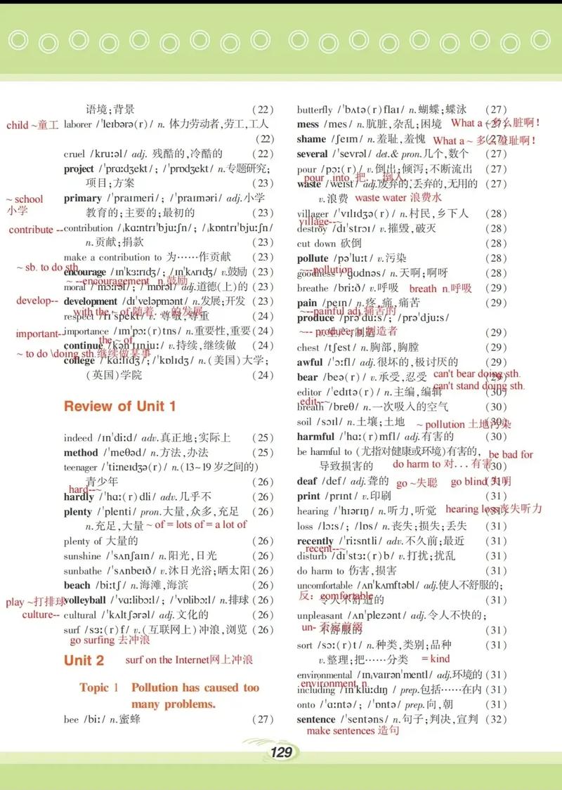 仁爱英语七上单词表如何高效记忆?