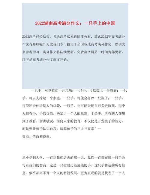 2012湖南高考作文题为何引发热议?