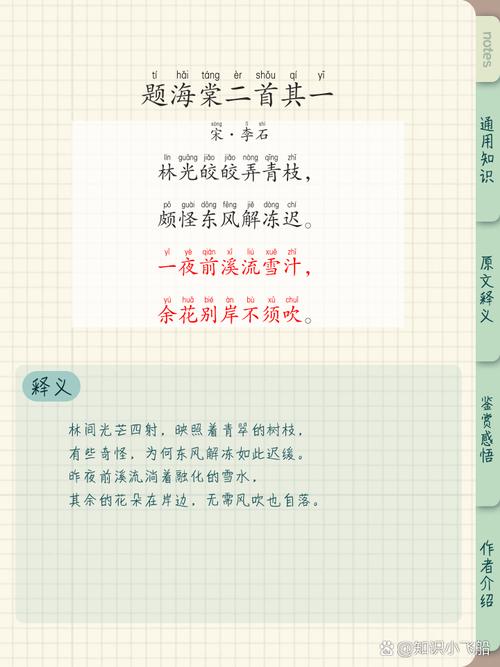 古诗里海棠为何能堆满万重云？