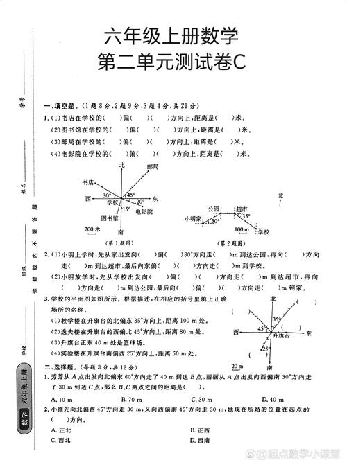六年级上册第二单元测试卷重点难点是什么？