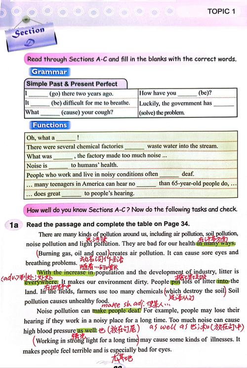 仁爱版九上英语课文讲了啥?