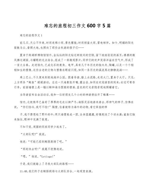 初三作文600字，如何写出难忘的青春故事？