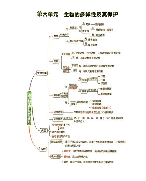 八年级上册生物知识点有哪些核心考点？