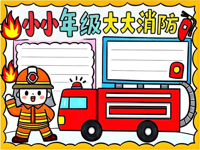 一二三年级消防安全手抄报怎么做？