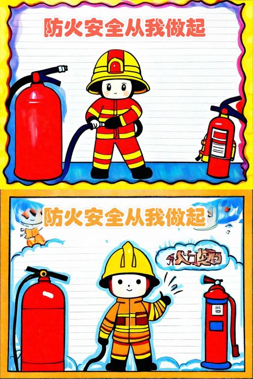 一二三年级消防安全手抄报怎么做?