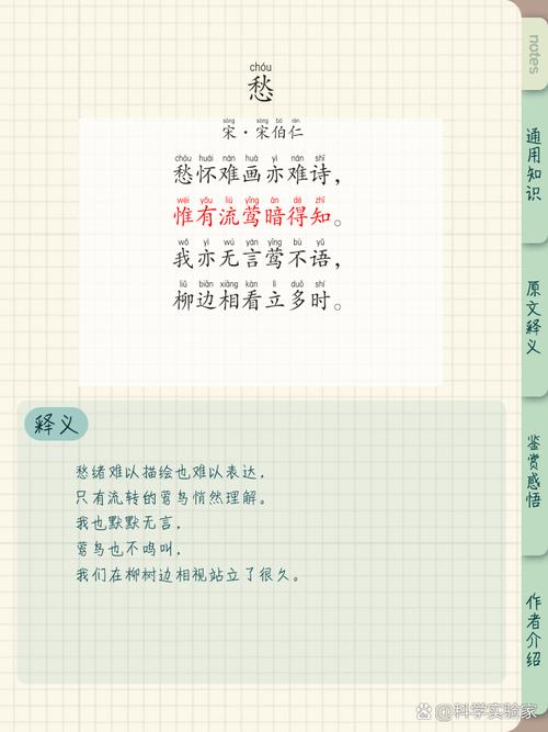 古诗愁绪如何借喻生辉？