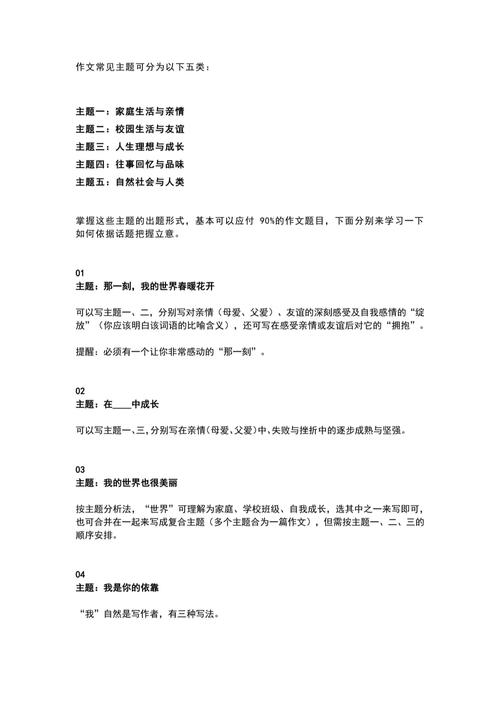 中考作文审题立意，如何精准抓题意？