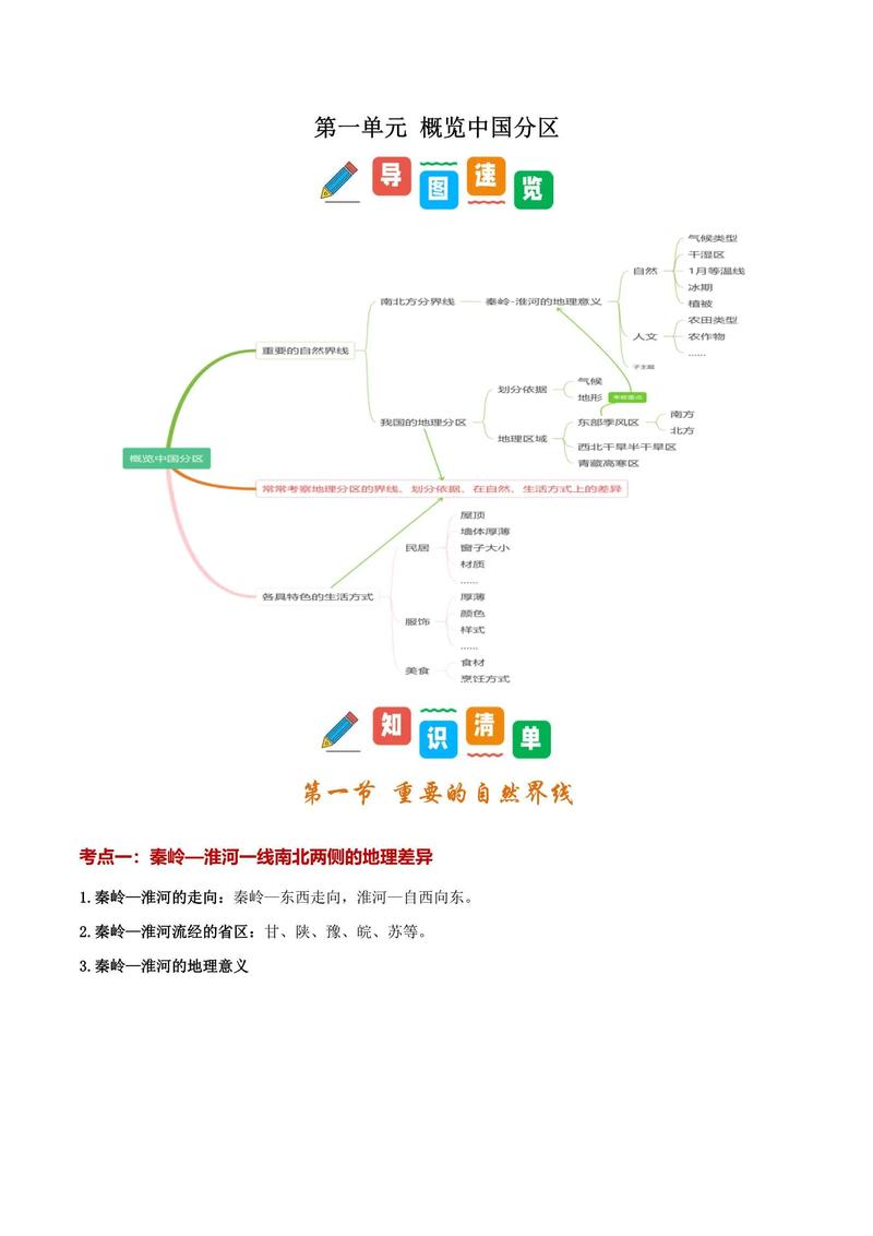2025七下地理重点难点有哪些？