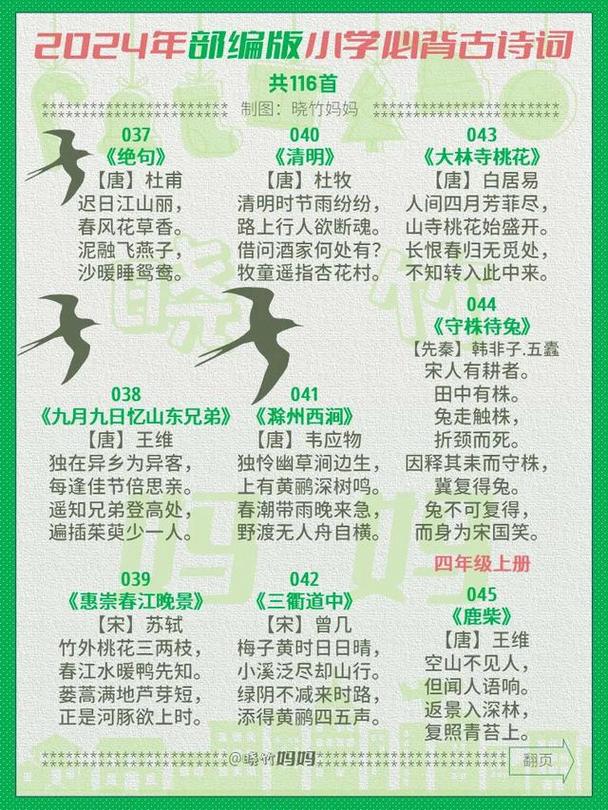 2025语文必考古诗词有哪些？