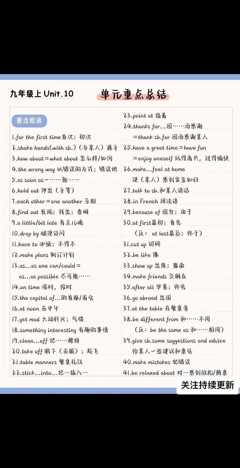 九年级Unit10教案重点是什么？