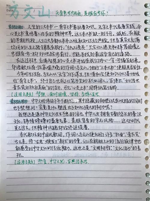 高中作文人物素材积累，选谁用怎么用更出彩？