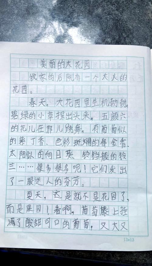 公园里花开了，你会怎么写？