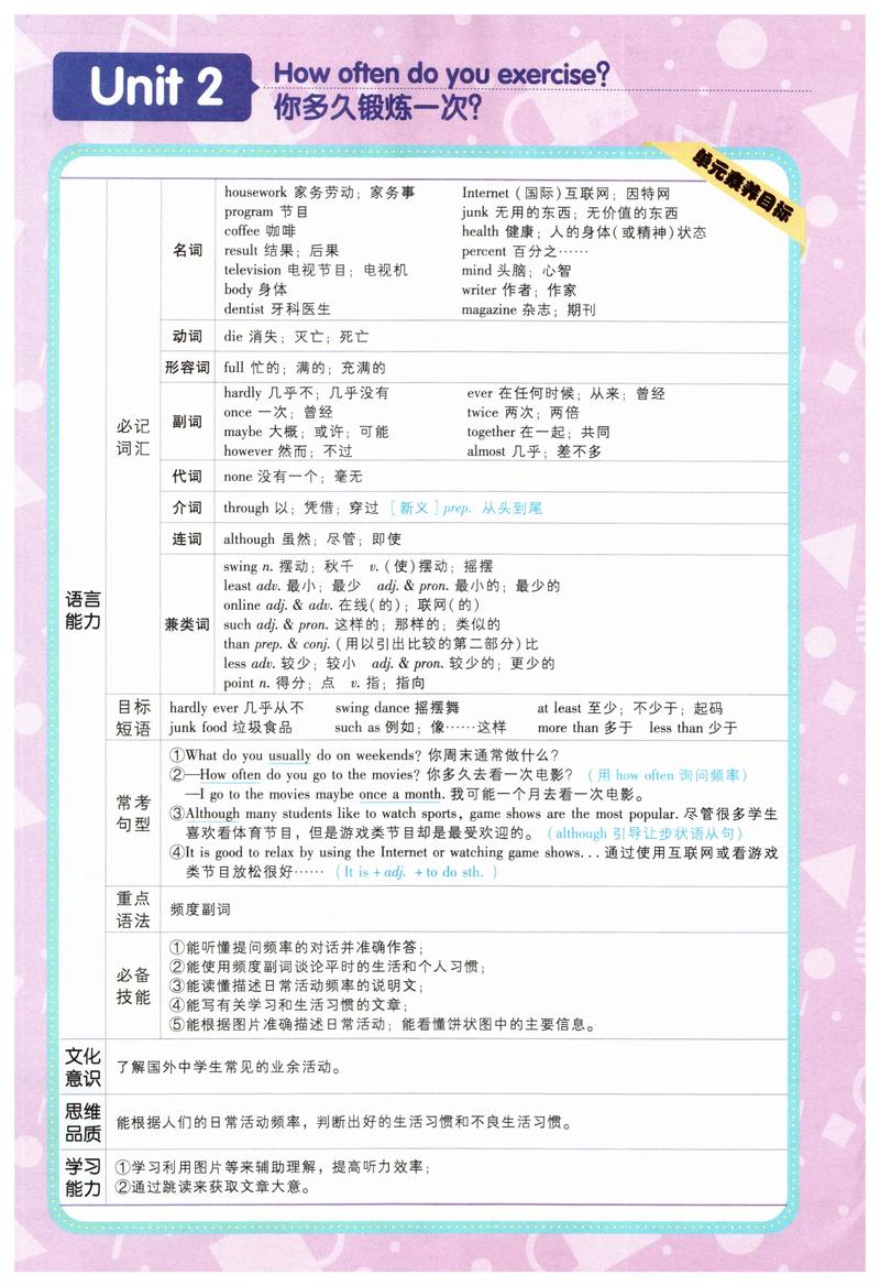 八年级上册英语2c翻译