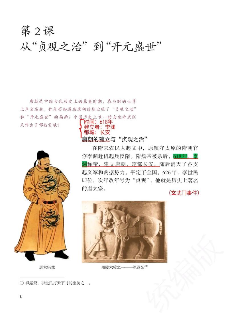 七年级下册历史第2课讲了哪些重要内容？