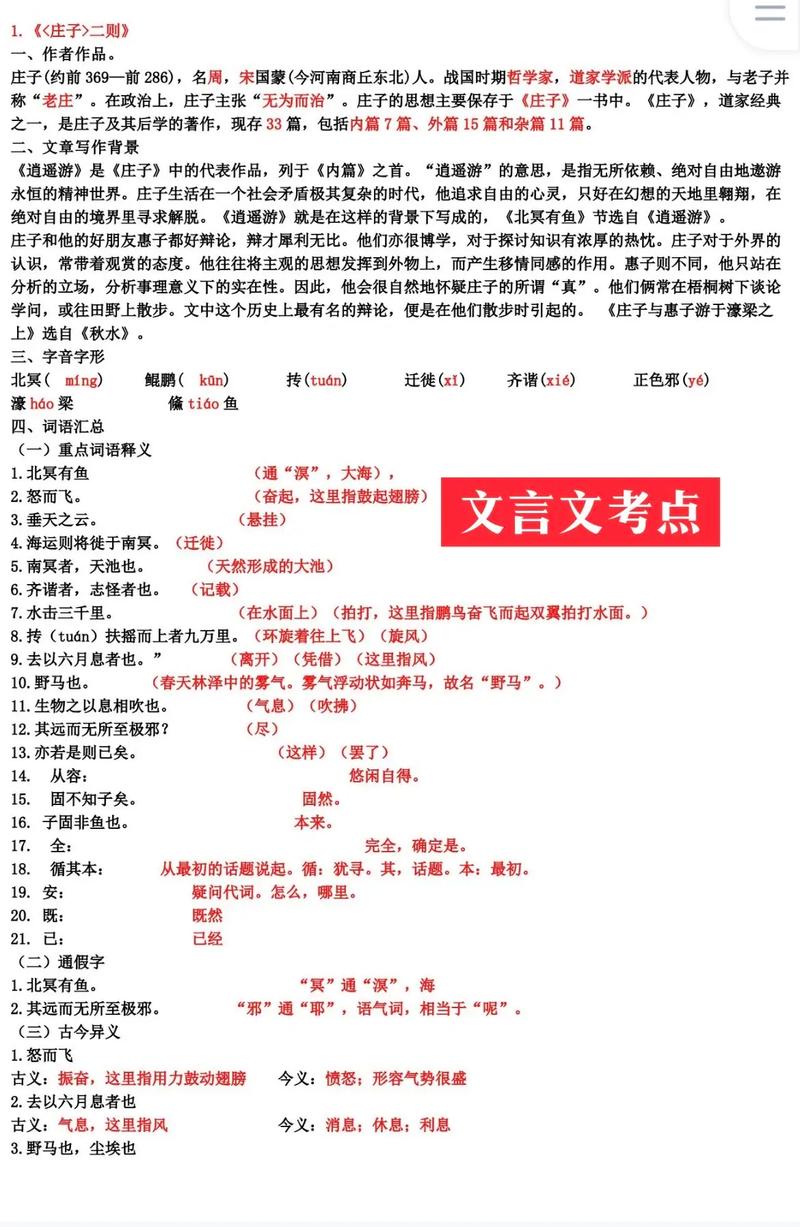 八年级下册语文复习要点有哪些重点？