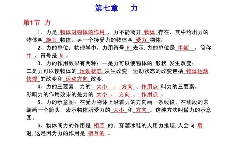 八年级下册物理教材重点难点是什么？