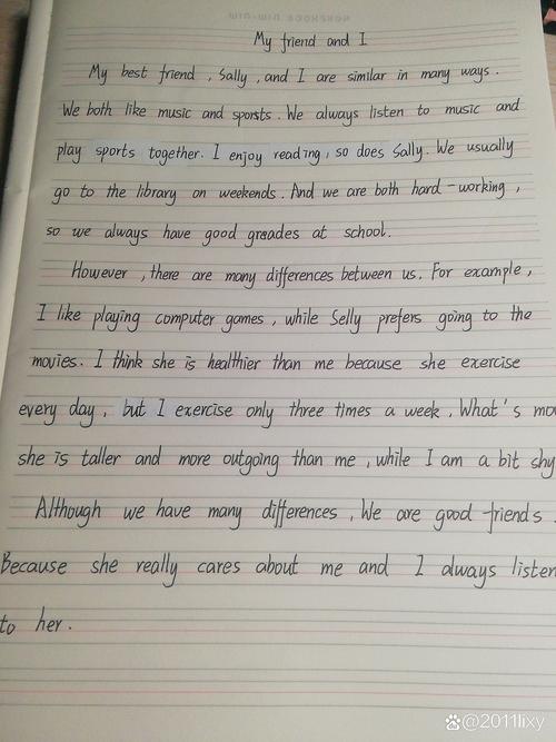 八年级上册英语期末作文怎么写？