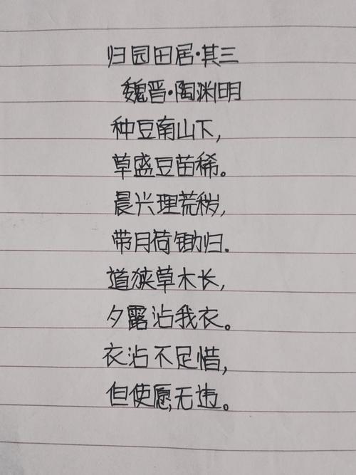 归园田居诗句默写，如何精准记忆与运用？