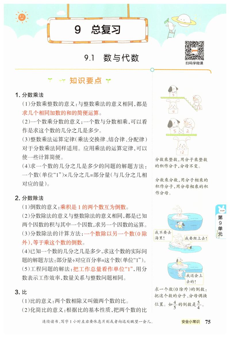 六年级上册总复习PPT重点难点有哪些？