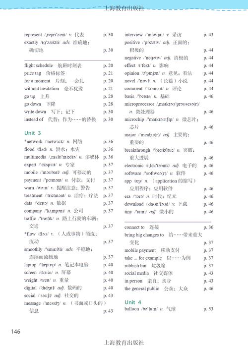 八年级英语上册重点单词有哪些？