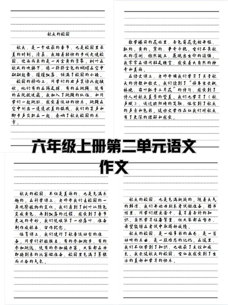 语文第二单元作文上册如何写好？