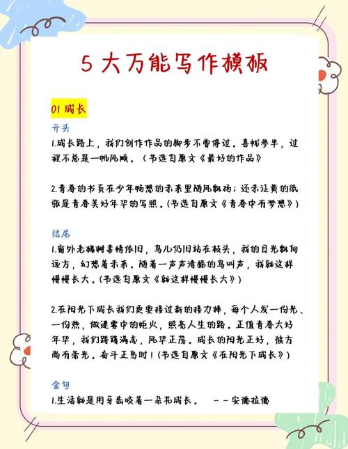 初中作文开头结尾素材有哪些实用技巧？