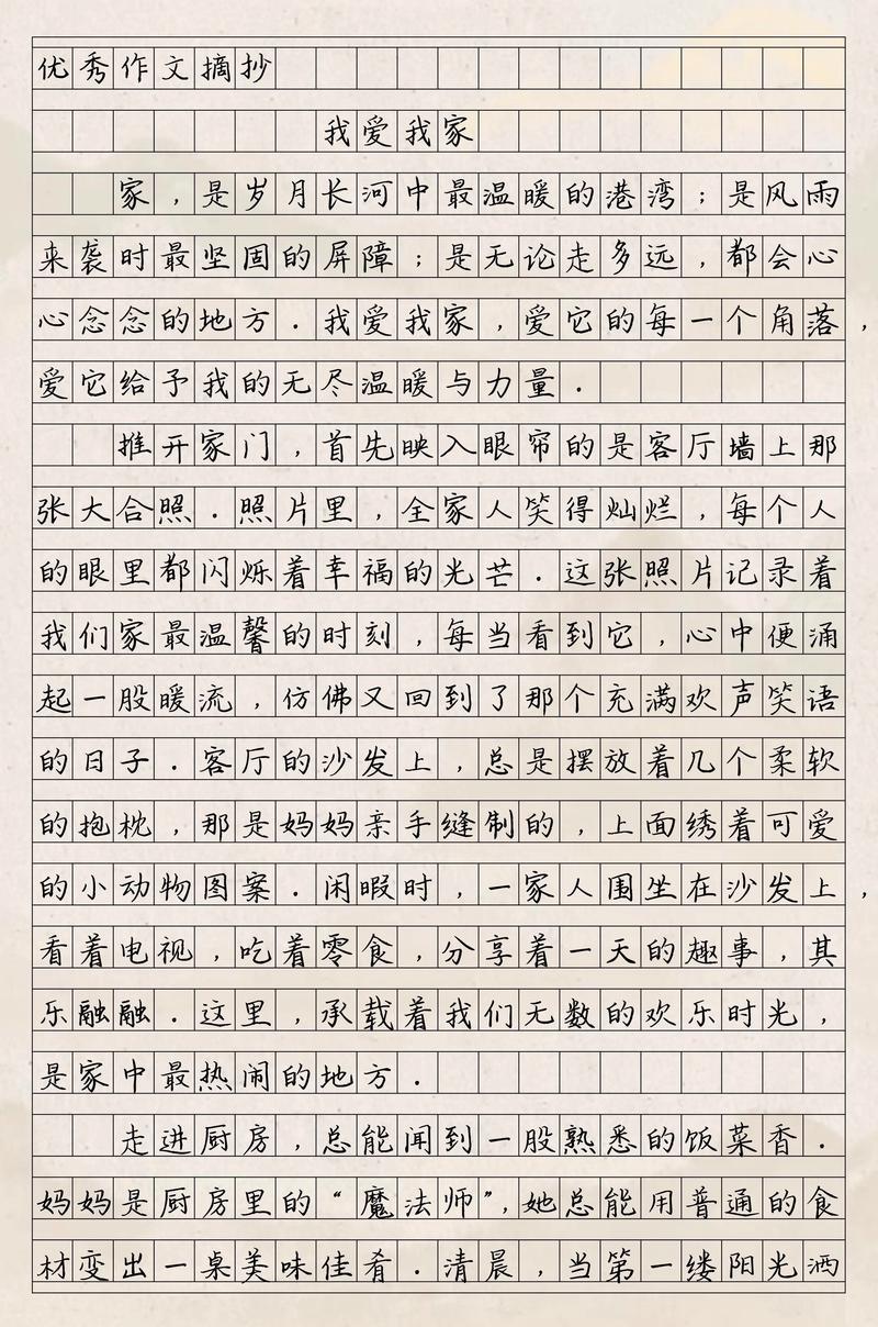 我家的作文藏着什么故事？