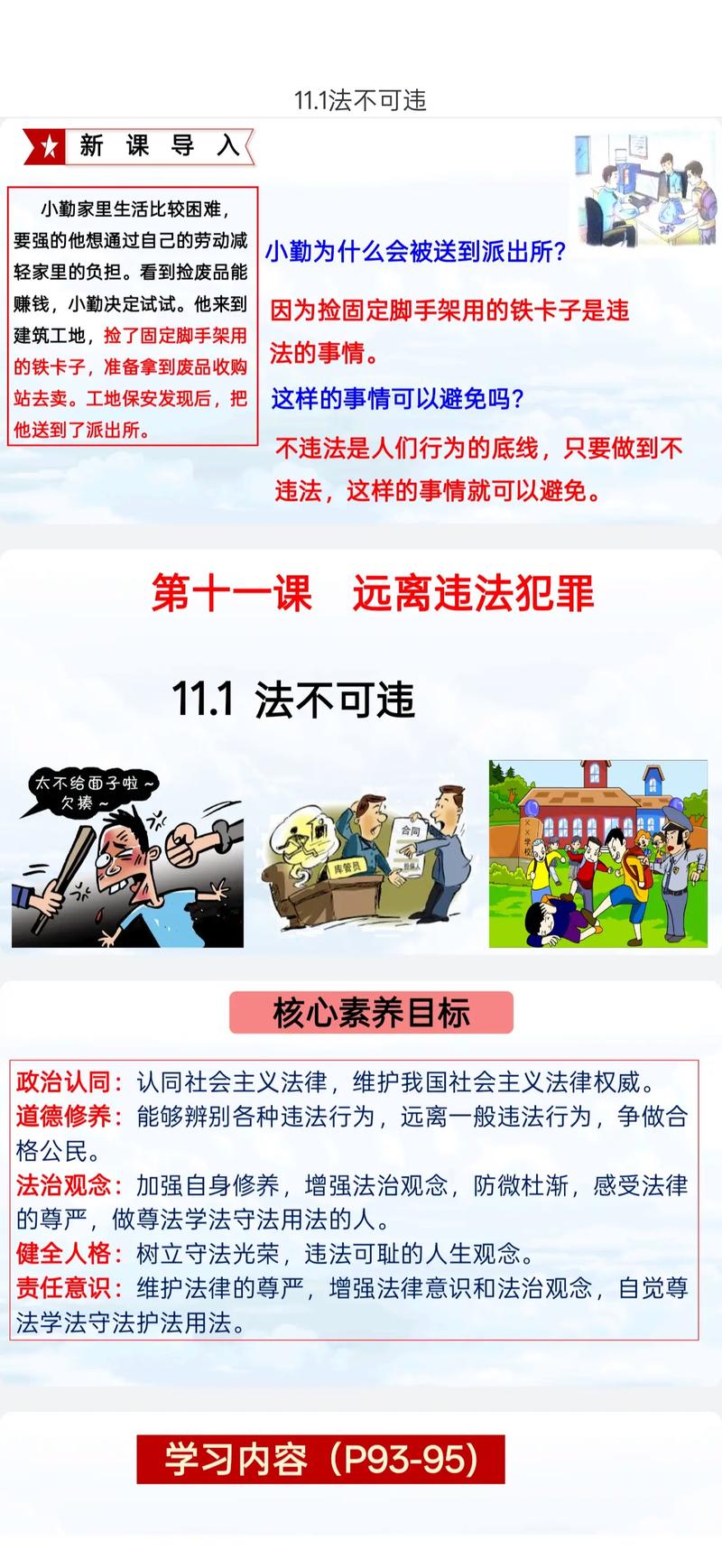 法不可违，七年级下册政治如何理解违法后果？