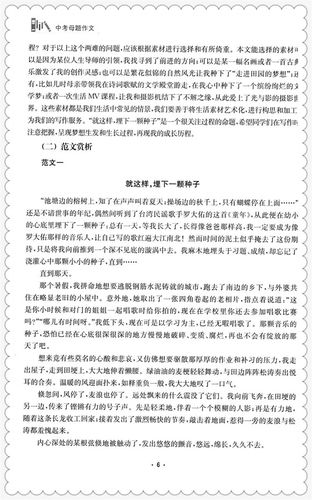 我的中考满分作文是如何写成的?