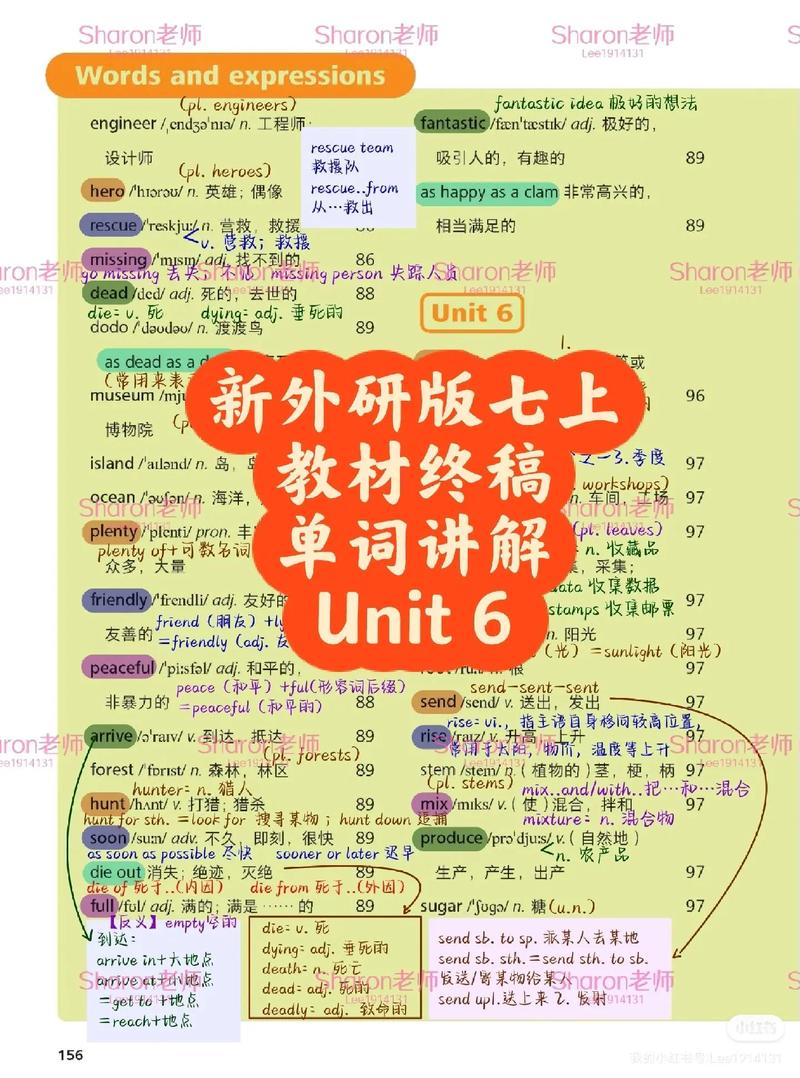 新目标英语七上Unit 6重点难点是什么?