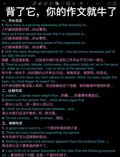 初中英语作文简单句型有哪些？