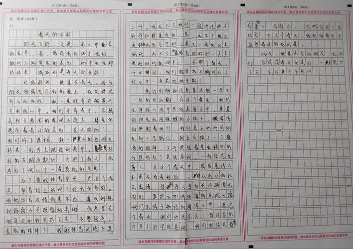 厦门初三市质检作文怎么写？