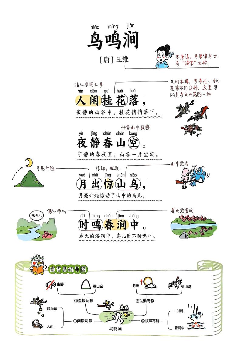 古诗鸟鸣涧 暮江吟教案如何设计教学？